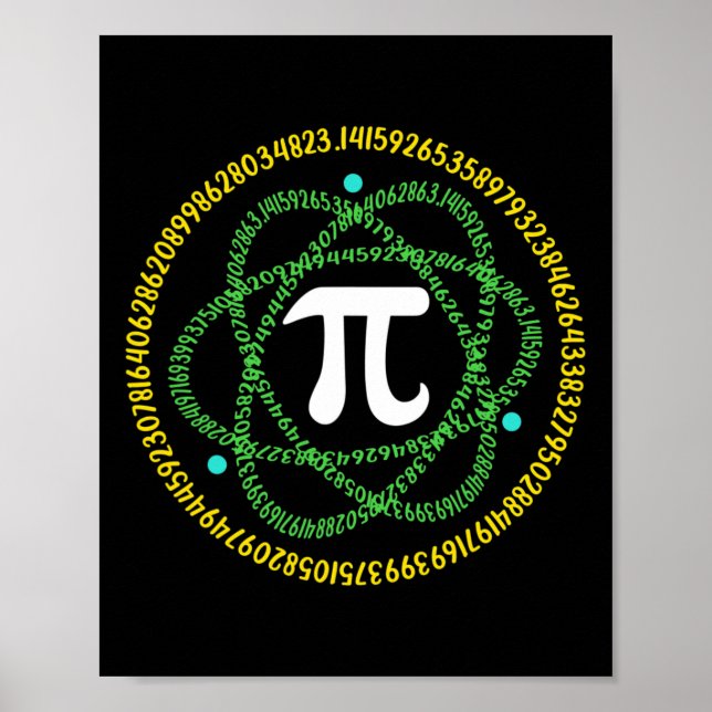 Póster Camisetas de Maestros de Ciencias Math (Frente)