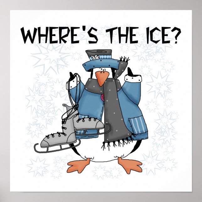Póster Camisetas de patinaje sobre hielo y regalos de Pin (Frente)