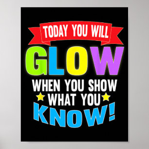 Póster Camisetas De Pruebas Motivacionales Diurnas Para M