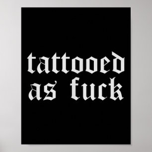 Póster Camisetas De Tatuajes Graciosos Para Hombres Las M