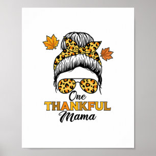Póster Camisetas del Día de Acción de Gracias de otoño, u