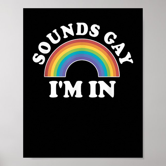 Póster Camisetas del Orgullo Gay Hombres Mujeres LGBT Arc (Frente)