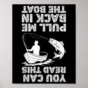 Póster Camisetas Divertidas De Pesca Para Hombres Chicos