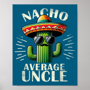 Póster Camisetas divertidas tías para hombre Día del Padr