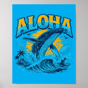 Póster Camisetas hawaianas para niños Niño pequeño Aloha