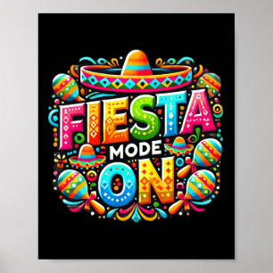 Póster Camisetas mexicanos de la Fiesta Cinco De Mayo