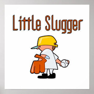 Póster Camisetas y regalos de beisbol de pequeño lugre