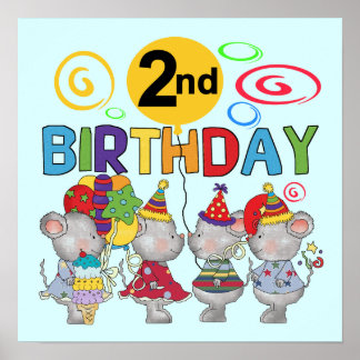 Póster Camisetas y regalos de cumpleaños para ratones