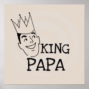 Póster Camisetas y regalos de King Papa