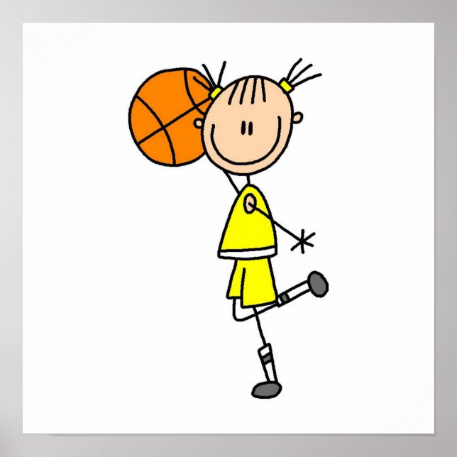 Póster Camisetas y regalos del jugador de baloncesto Chic (Frente)