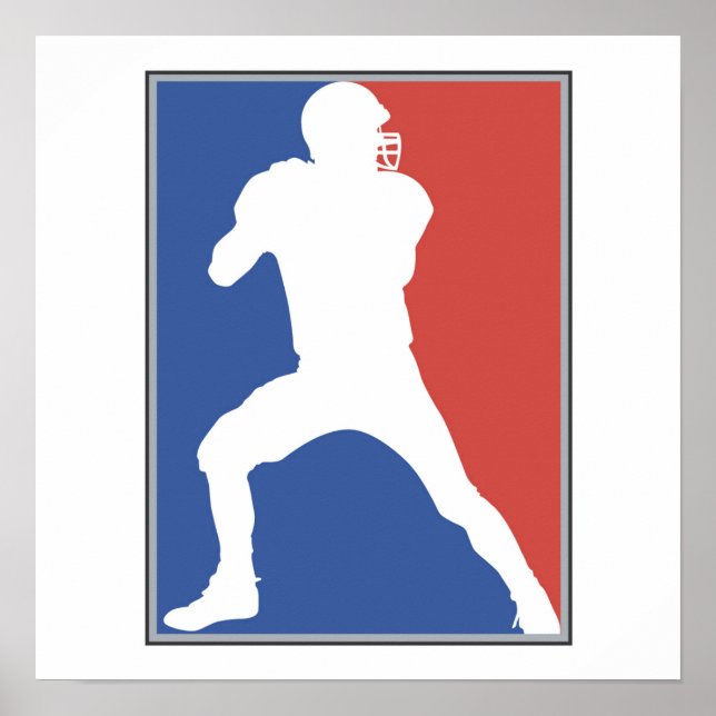 Póster Camisetas y regalos del jugador de fútbol estadoun (Frente)