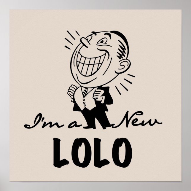 Póster Camisetas y regalos nuevos Lolo sonrientes (Frente)