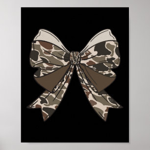 Póster Camo Coquette Bow Hunt Duck Caza Camuflaje Hombres