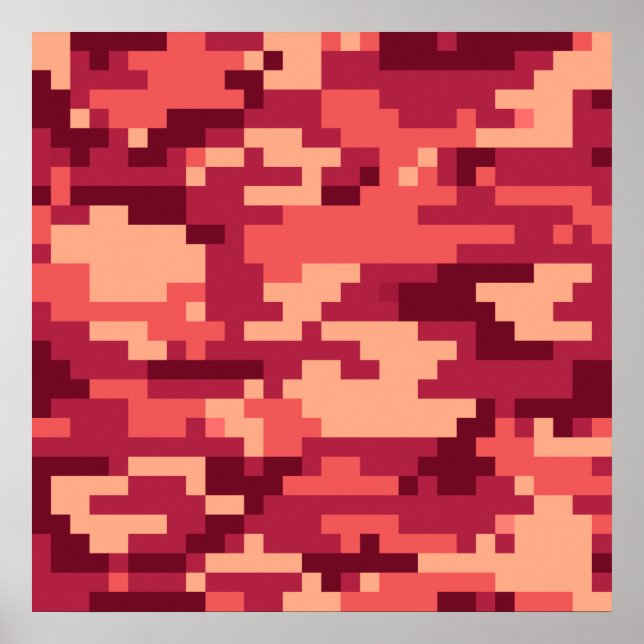 PÓSTER CAMO DIGITAL MARTIANO DESERTO / CAMOUFLAJE (Frente)