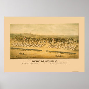 Póster Camp Casey y Fort Lincoln cerca de Bladensburg 186