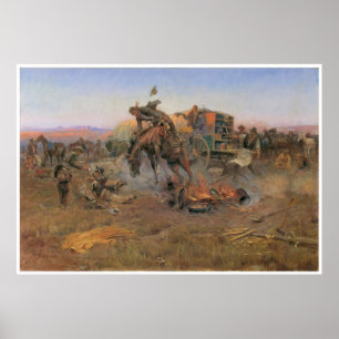 Póster Camp Cook's Troubles, 1912