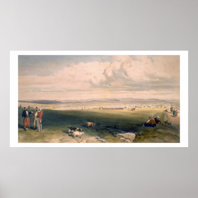 Póster Camp of the Light Division, plate from 'The Seat o (Frente)