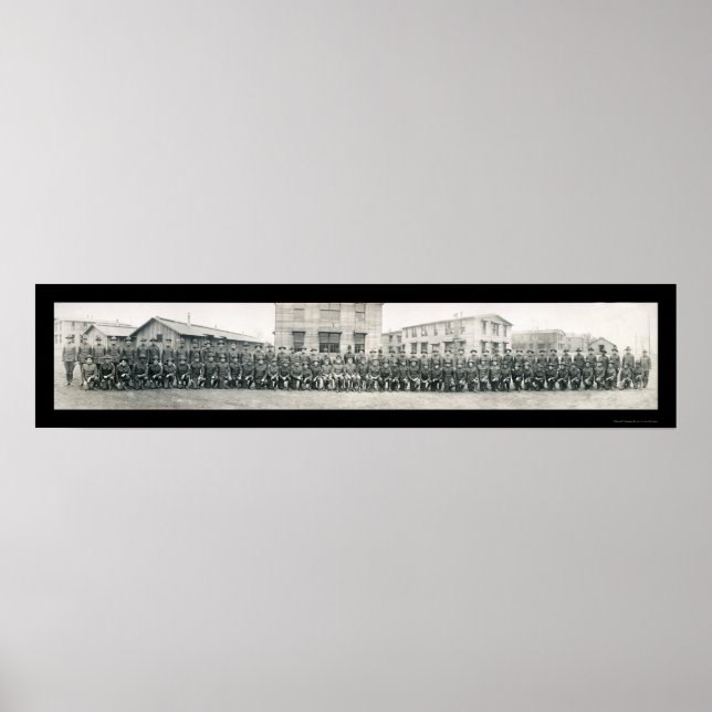Póster Camp Taylor, KY Photo 1918 (Frente)