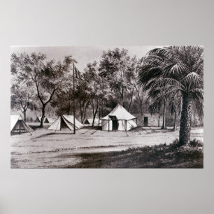 Póster Campamento de Lord Wolseley en Korti