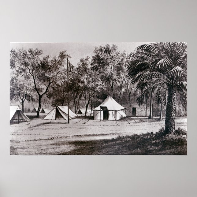 Póster Campamento de Lord Wolseley en Korti (Frente)