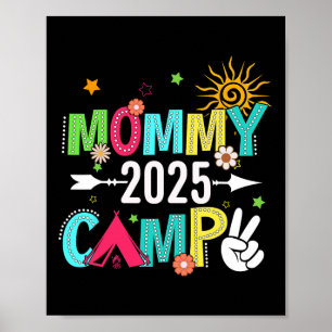 Póster Campamento de Mamá 2025 Vacaciones Familiares Vera