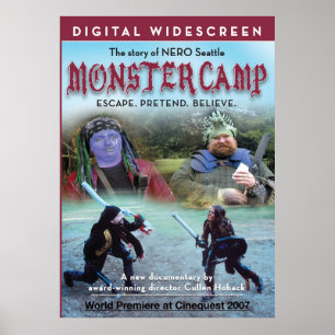Póster Campamento de Monstruos