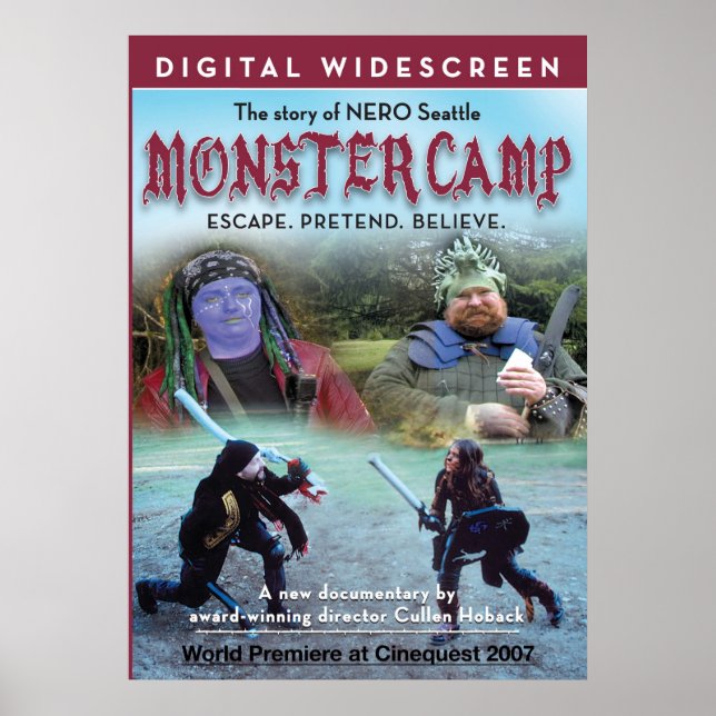 Póster Campamento de Monstruos (Frente)