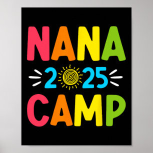 Póster Campamento de Nana 2025 Vacaciones Familiares Trip
