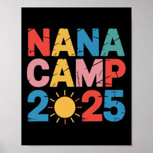 Póster Campamento de Nana 2025 Vacaciones Familiares Trip