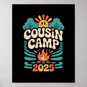 Póster Campamento de Primos 2025 Viaje de Vacaciones de V