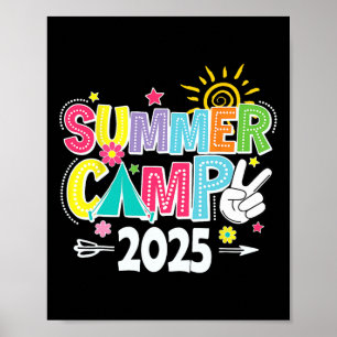 Póster Campamento de Verano 2025 Vacaciones de Verano 202