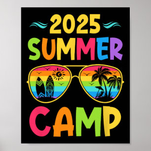 Póster Campamento de Verano 2025 Vacaciones de Verano 202