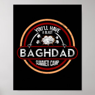 Póster Campamento de verano de Bagdad — Ejército de guerr