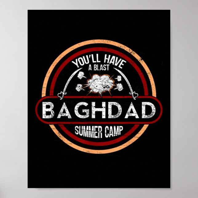 Póster Campamento de verano de Bagdad — Ejército de guerr (Frente)