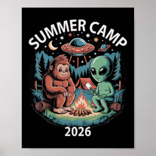 Póster Campamento de Verano para Niños 2026 Director de l