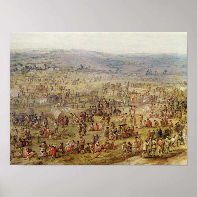 Póster Campamento militar (Frente)