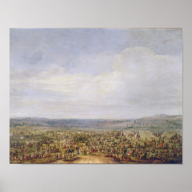 Póster Campamento militar (Frente)