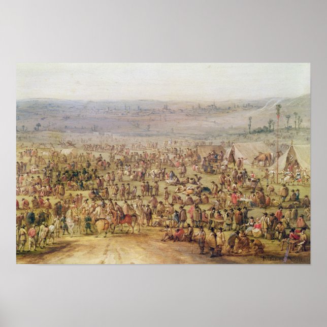 Póster Campamento militar (Frente)