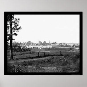 Póster Campamento militar cerca de Culpeper, VA 1863