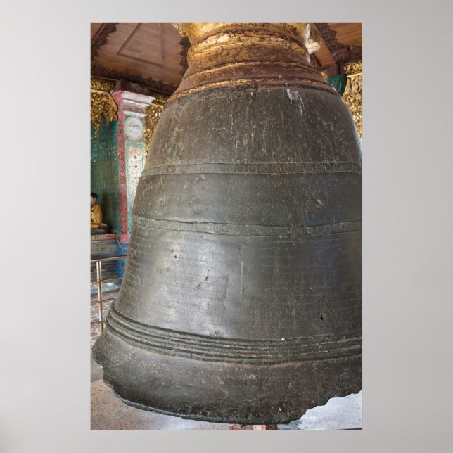 Póster Campana Antigua En El Templo (Frente)