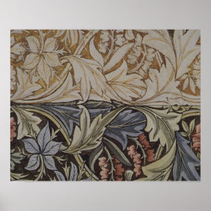 Póster Campana Botánica de Campanilla de William Morris