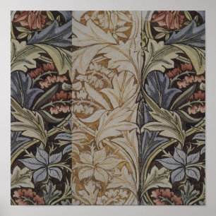 Póster Campana Botánica de Campanilla de William Morris