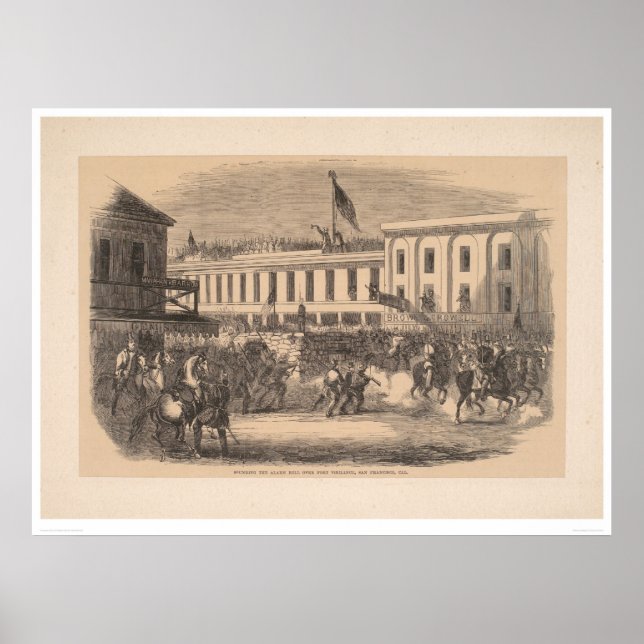 Póster Campana de alarma sonora sobre vigilancia portuari (Frente)