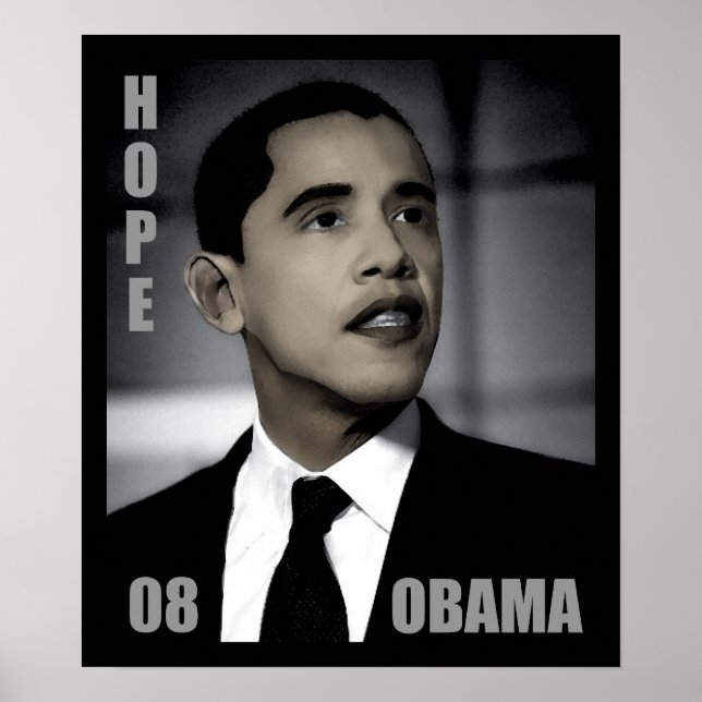 Póster Campaña de Barack Obama por la esperanza (Frente)