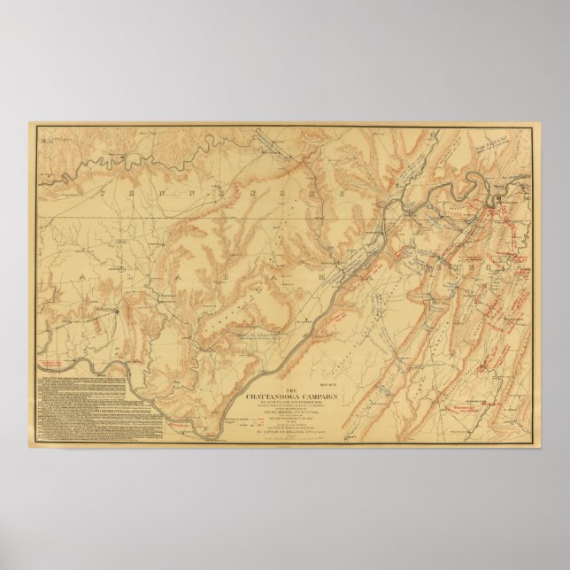 Póster Campaña de Chattanooga (Frente)