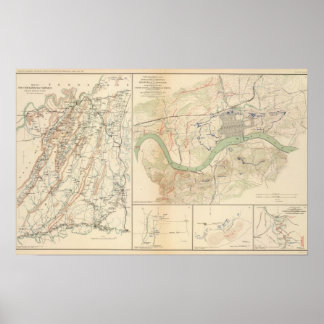 Póster Campaña de Chickamauga, Knoxville