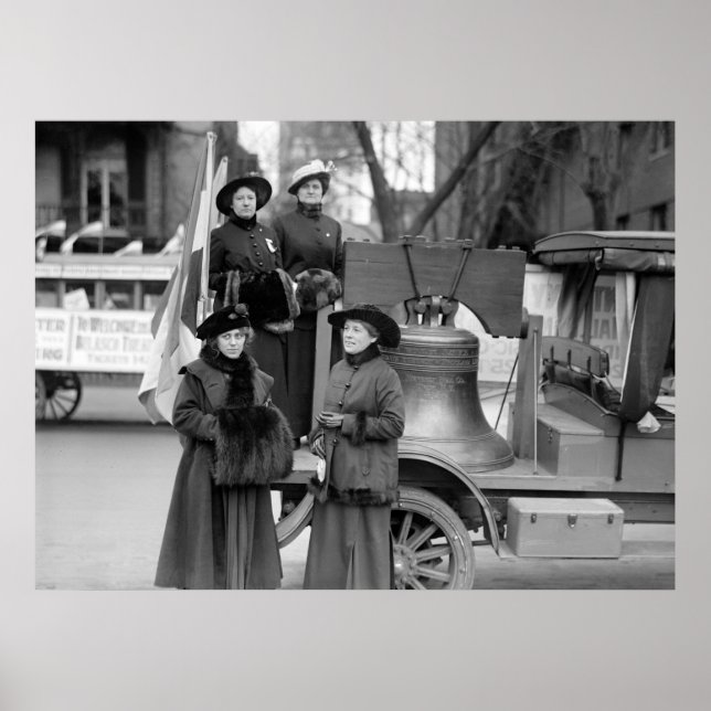 Póster Campana de la libertad por el sufragio: 1916 (Frente)