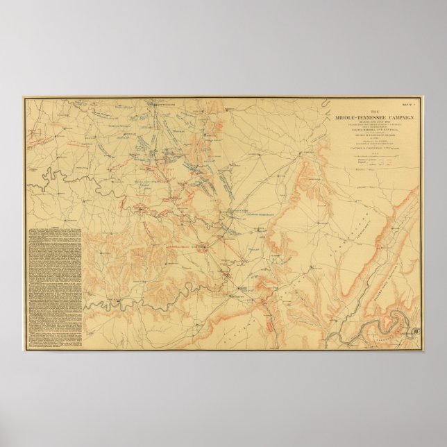 Póster Campaña de Medio Tennessee (Frente)