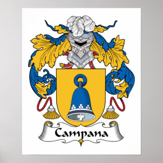 Póster Campana Family Crest