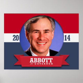 PÓSTER CAMPAÑA GREG ABBOTT